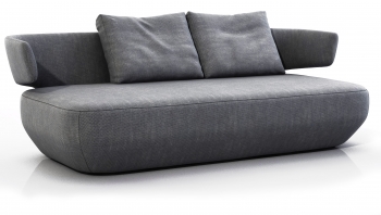 Диван Levitt 184X98X60 CM серый