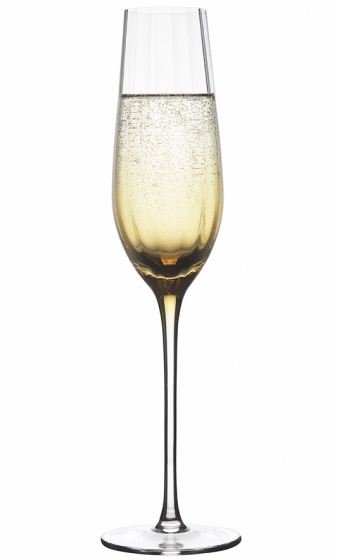 Набор из двух бокалов для шампанского Gemma Amber 225 ml 3