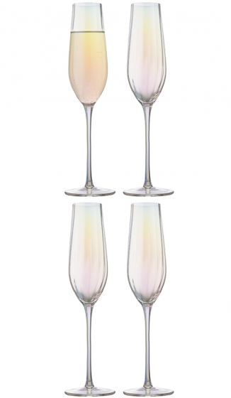 Набор из четырёх бокалов для шампанского Gemma Opal 225 ml 1