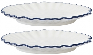 Набор из двух десертных тарелок Santorini Ø16 CM