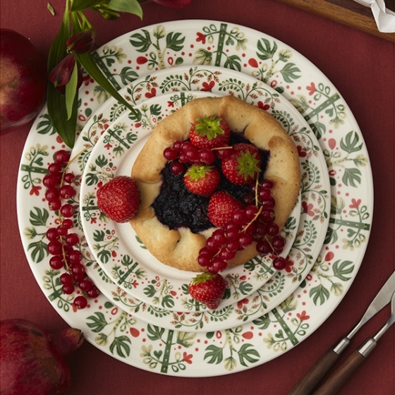 Набор из двух тарелок Birds of Paradise Ø18 CM 5