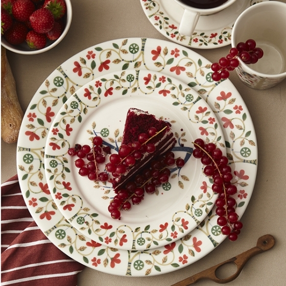 Набор из двух тарелок Birds of Paradise Ø18 CM 4