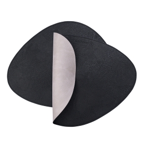 Салфетка сервировочная drop, 33х41 см, черная/светло-серая