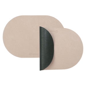 Салфетка сервировочная pool, 30х45 см, зеленая/бежевая