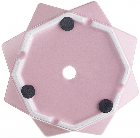 Горшок цветочный Rhombus 13X13X12 CM розовый 5