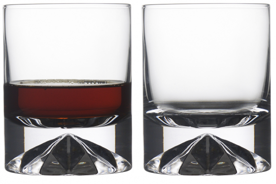 Набор из двух стаканов для виски Genty Sleek 240 ml 1