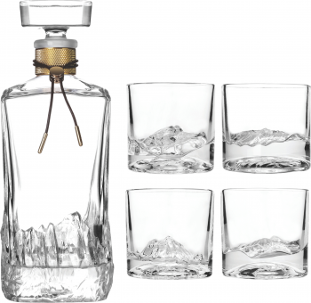 Набор для виски из пяти предметов American Peaks 1000 / 230 ml