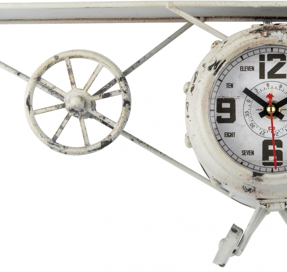 Часы настенные из металла Aviator 60X20X15 CM 2
