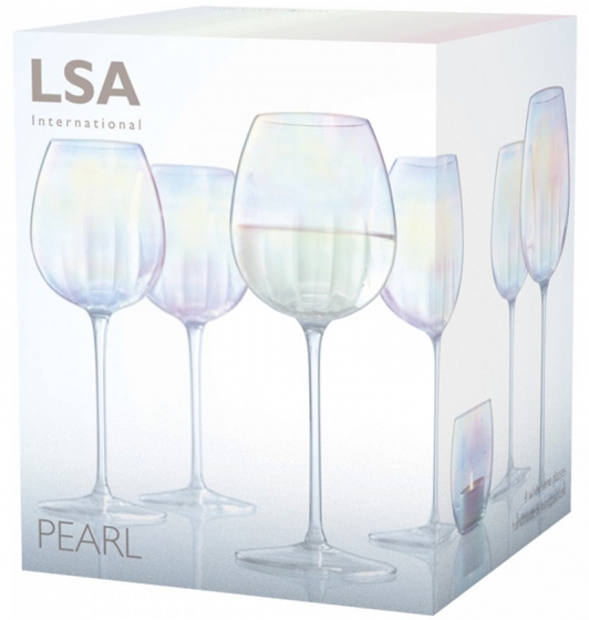 Набор из 4 бокалов для белого вина Pearl 325 ml 6