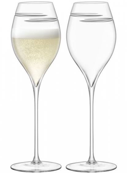 Два бокала для шампанского Signature Verso Tulip 370 ml 1