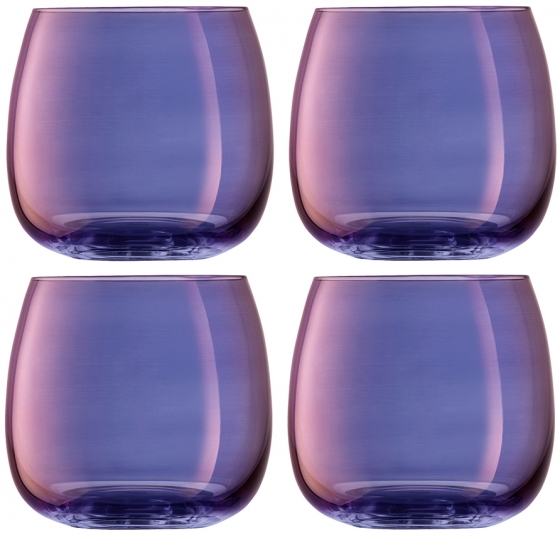 Набор из четырёх бокалов Aurora 370 ml фиолетового цвета 2