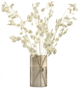 Ваза Wicker 14X14X25 CM коричневая