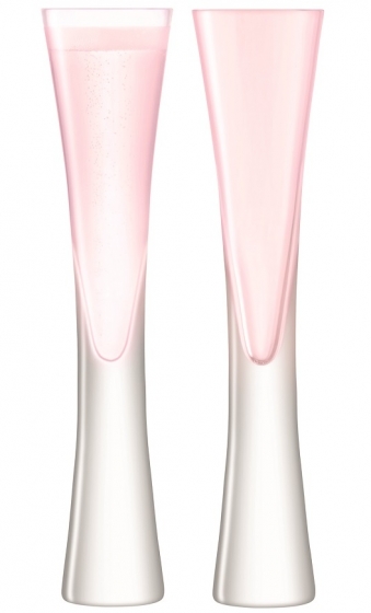 Набор из 2 бокалов-флейт Moya 170 ml розовый 1