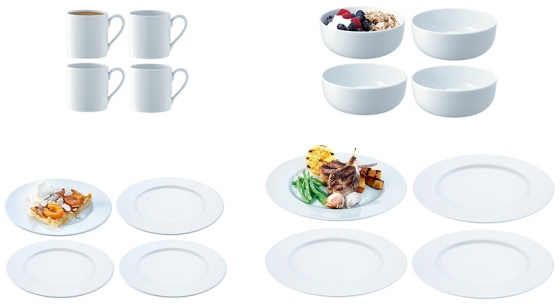 Набор посуды dine с бортиком 16 предметов 1