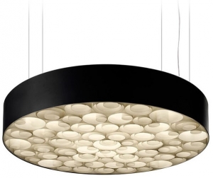 Люстра Spiro Suspension Lamp 15X96X96 CM черно-белая