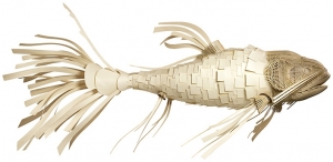 Подвесной светильник в форме рыбы KOI LS 352X140X175 CM белый