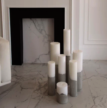 Декоративные свечи ConcreteWax 7X7X65 / 10X10X50 / 10X10X43 / 7X7X40 / 7X7X3 / 7X7X35 / 10X10X17 CM