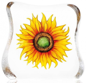 Скульптура из хрусталя Sunflower 15X15 CM