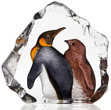 Скульптура из хрусталя King Penguin 16X15 CM 1
