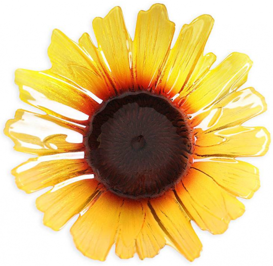 Декоративная чаша из хрусталя Sunflower Ø34 CM 2
