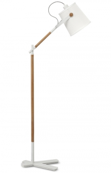 Торшер Nordica 25X60X130 CM белого цвета