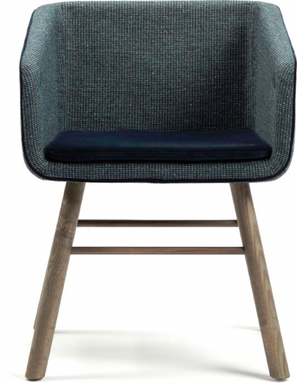 Кресло с каркасом из ясеня Collar Mao 50X72X56 CM 4