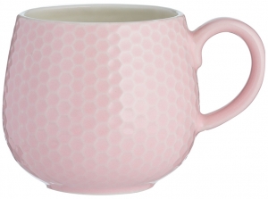 Чашка Embossed 350 ml розовая