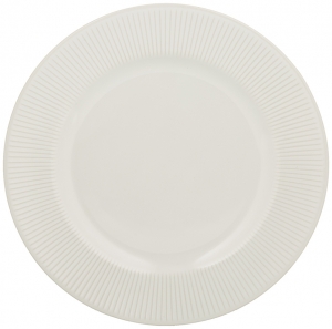 Обеденная тарелка Linear 27 CM белая