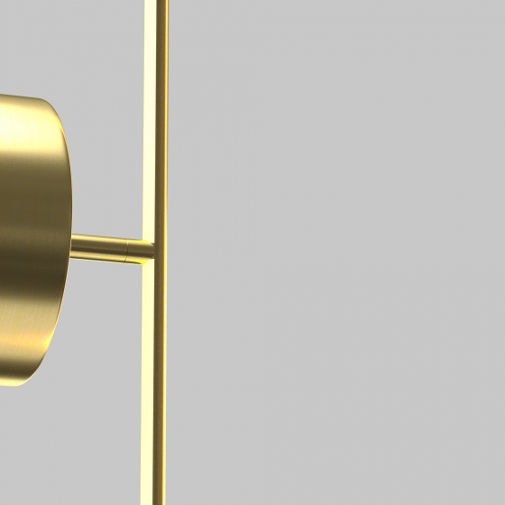 Настенный светильник Elegant латунный 7