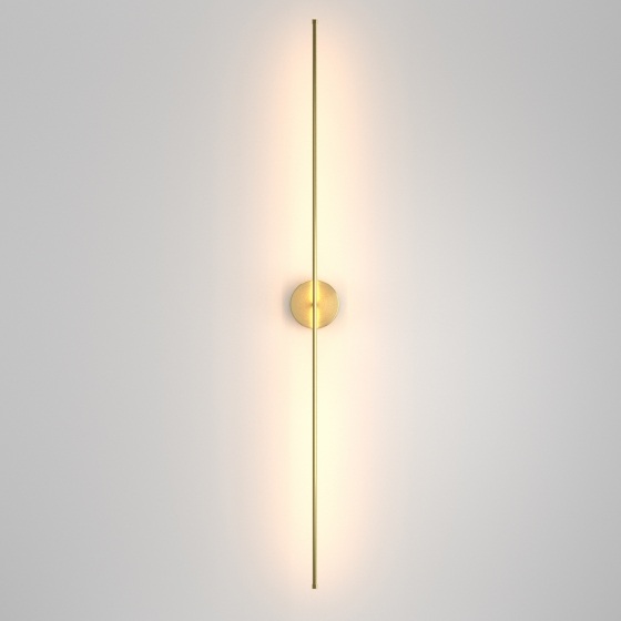 Настенный светильник Elegant латунный 8