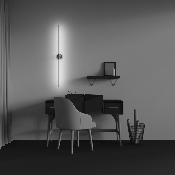 Настенный светильник Elegant латунный 3