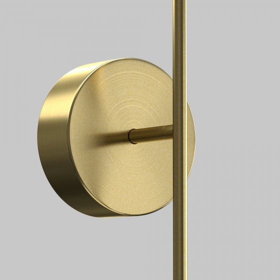 Настенный светильник Elegant латунный 4