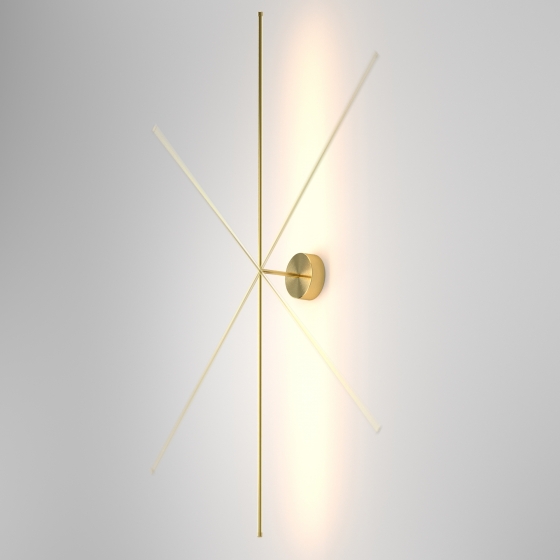 Настенный светильник Элегантный латунь 7