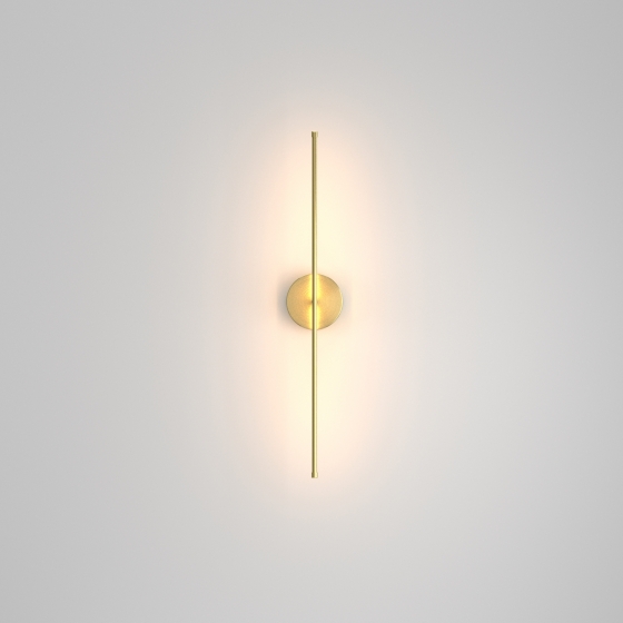 Настенный светильник Elegant латунный 3