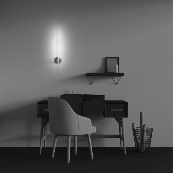 Настенный светильник Elegant латунный 5