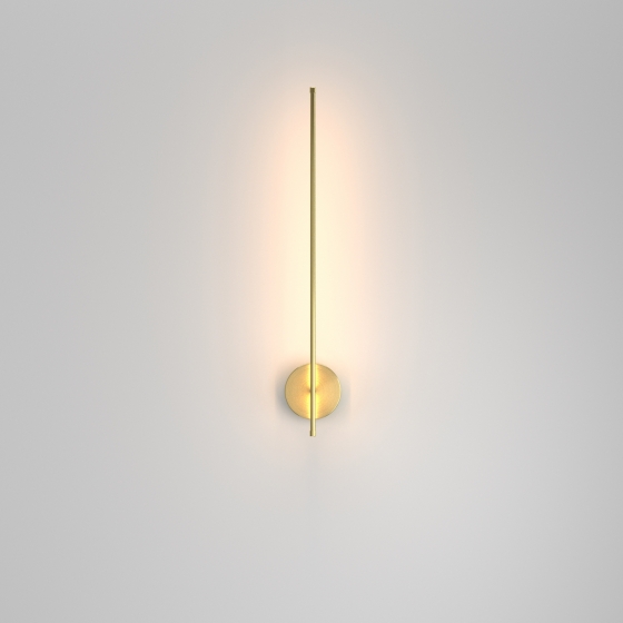 Настенный светильник Elegant латунный 7