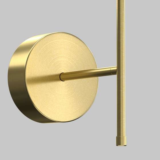 Настенный светильник Elegant латунный 4