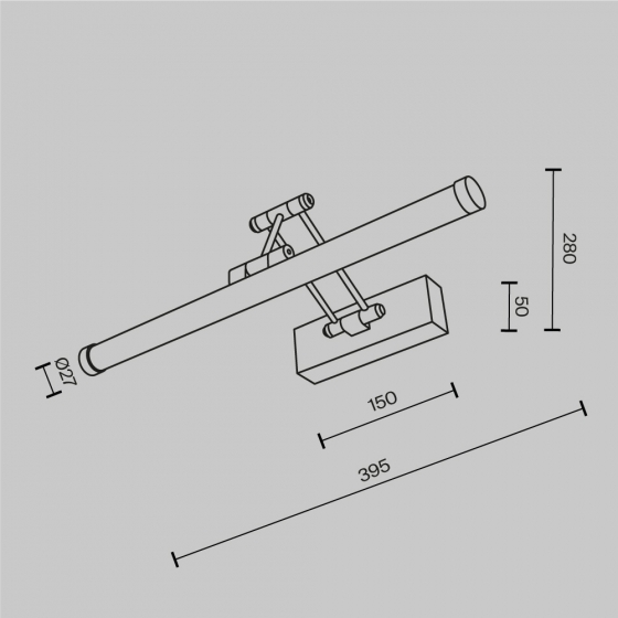 Подсветка Mirror белая 8
