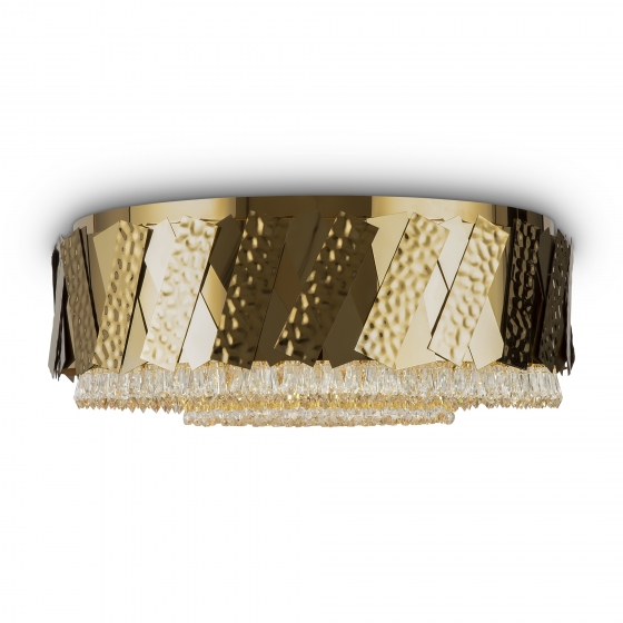 Потолочный светильник Artistico латунный 5 плафонов 5