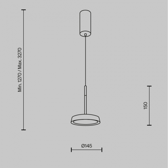 Подвесной светильник Эль черный, белый и золотой 16