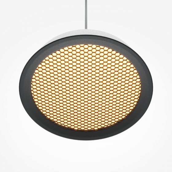 Подвесной светильник Эль черный, белый и золотой 13