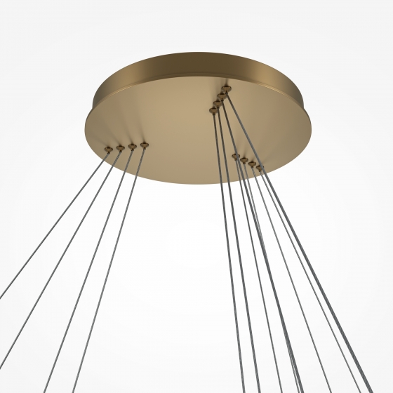 Подвесной светильник Rim латунь белый 100 см 11