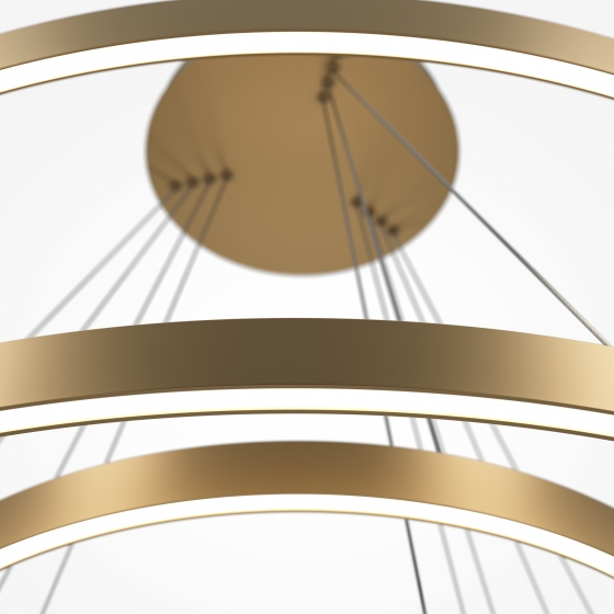 Подвесной светильник Rim латунь белый 100 см 8