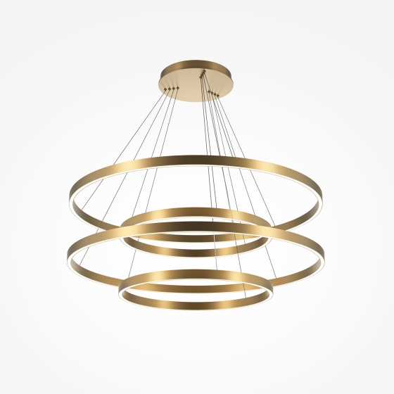 Подвесной светильник Rim латунь белый 100 см 4