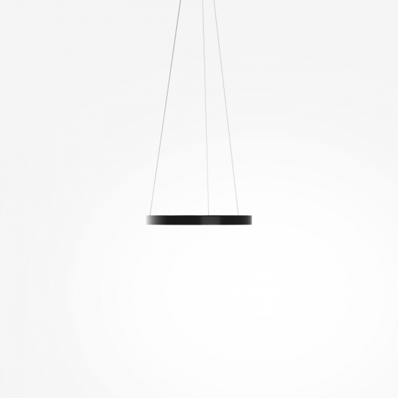 Подвесной светильник Rim черный, белый абажур 4