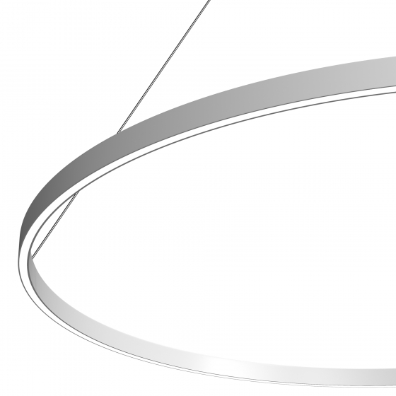 Подвесной светильник Rim белый 120 см 3