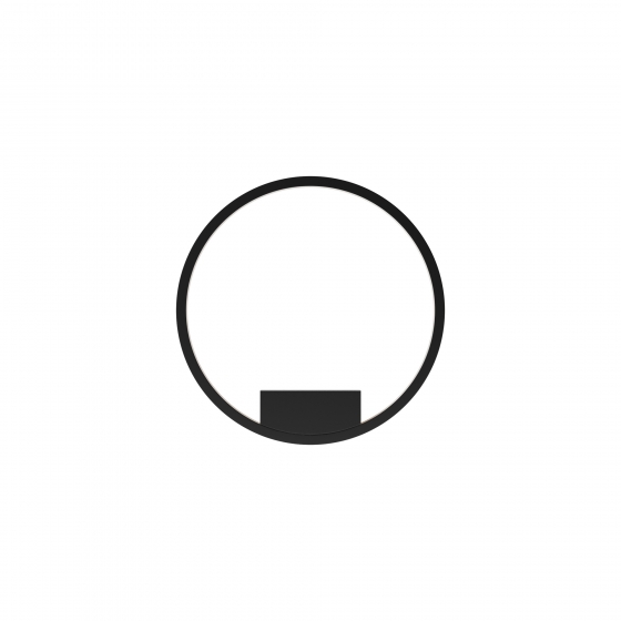 Настенный светильник Rim черный 400 мм 1