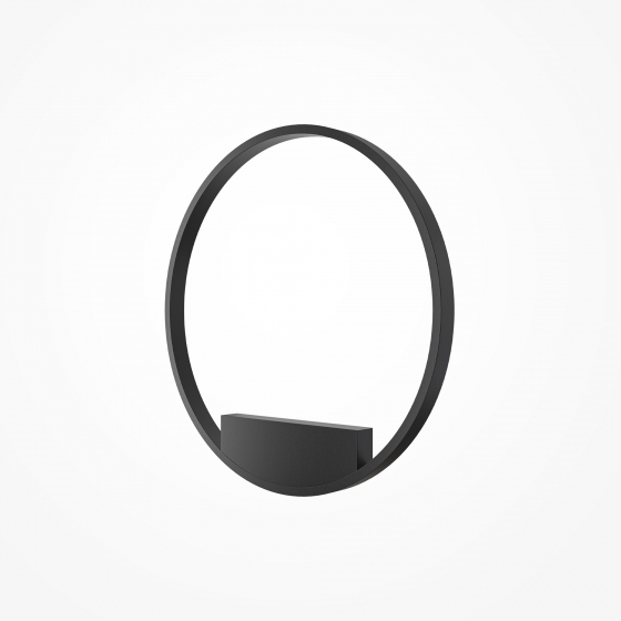 Настенный светильник Rim черный, круглый, 60 см 9