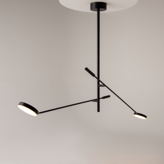 Потолочный светильник Fad черный 1125 мм 10