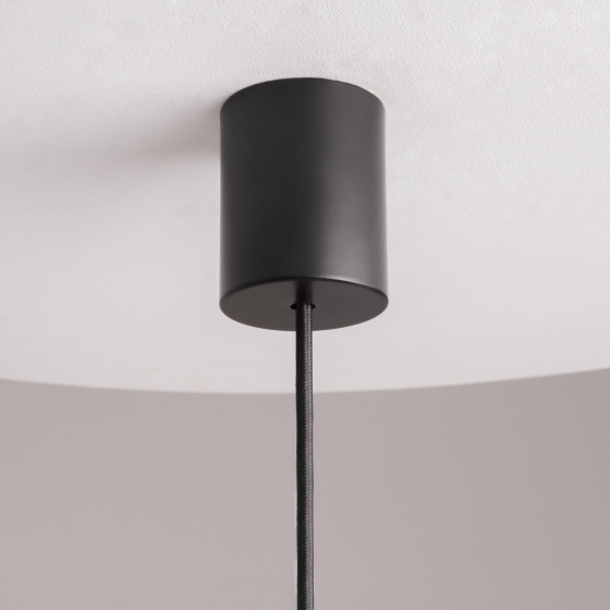 Подвесной светильник Monochrome черный, стекло разноцветное 9